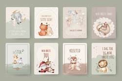 Milepælskort baby - bokmål  Bokmål - Design kort