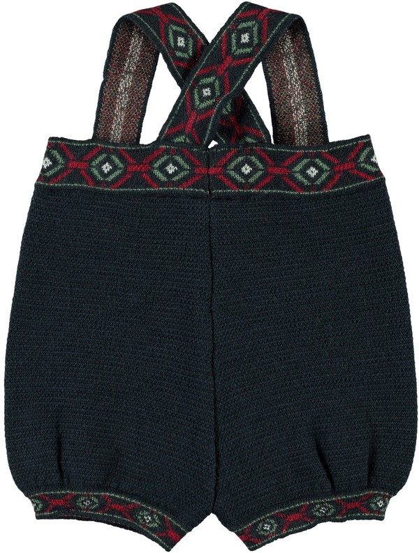 Strikket festdrakt baby