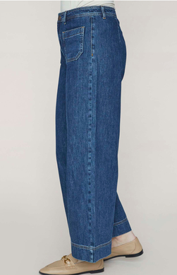 Isay Torino Wide Jeans Denim Blue - Isay