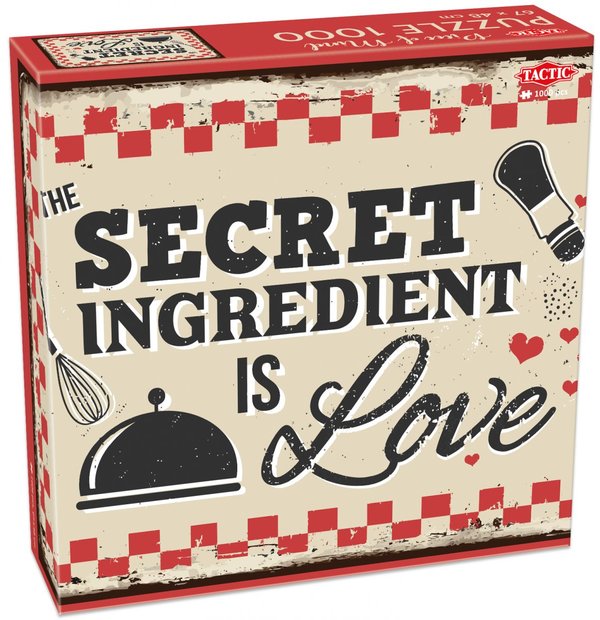 Puslespell Secret ingredient is love 1000b