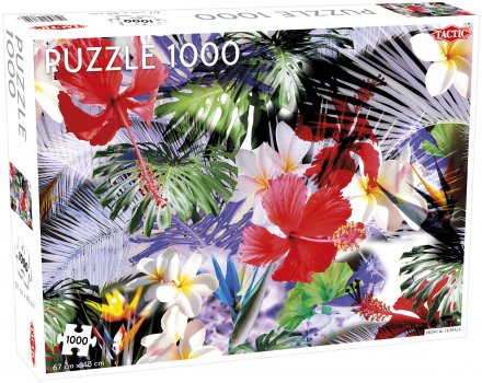 Puslespill Tropical florals 100b