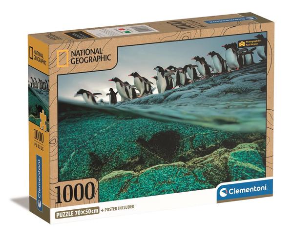 Clementoni 1000b National Geographics Gentoo Penguins