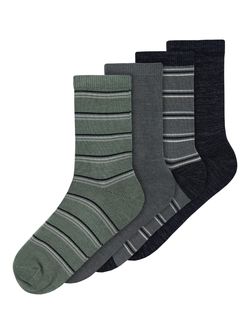 NKMWAK WOOL 4 PACK SOCK  Blue Graphite - Name It