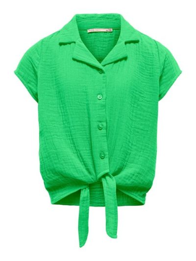 Thyra capsleeve knot shirt Grønn - Kids Only 