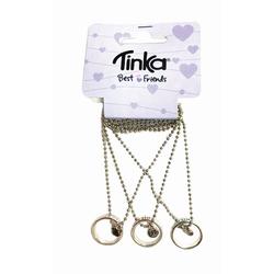 KJEDE 3STK RING BFF TINKA BEST FRIENDS 3stk smykke bff - Tinka