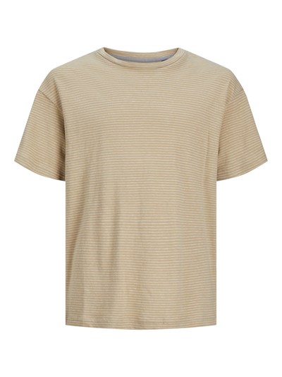 Soft Linen Blned Tee  Fields of Rye - Jack & Jones Junior