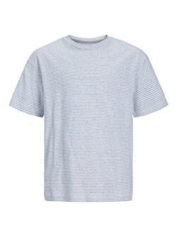 Soft Linen Blned Tee BRIGHT WHITE - Jack & Jones Junior