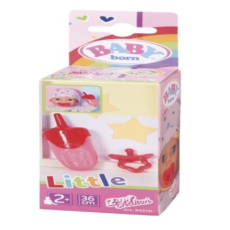 DUKKETILBEHØR - BABY BORN FLASKE OG SMUKK til 36cm dukke