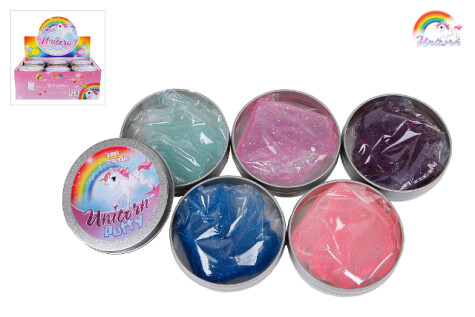 ENHJØRNING PUTTY I TINN BOKS