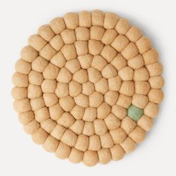 Wooldot Coaster D:20cm Marsipan/Mint - UND Norway