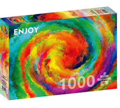 Enjoy puslespill 1000 Colorful Gradient Swirl 1000 biter - Enjoy puzzle