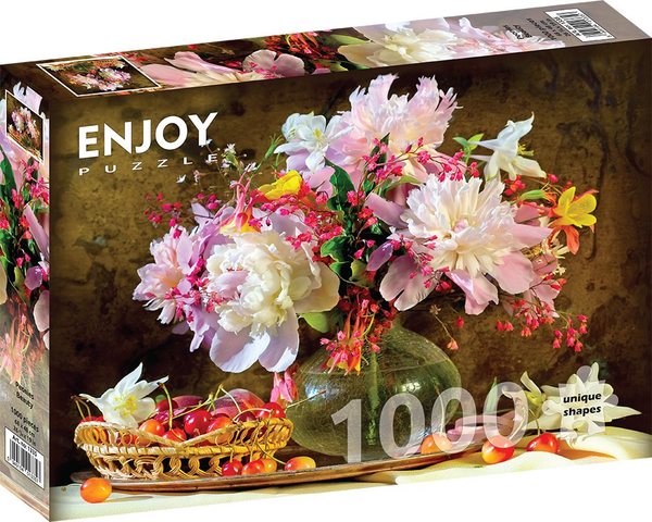 Enjoy puslespill 1000 Peonies Beauty