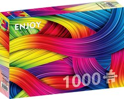 Enjoy puslespill 1000 Knitting Rainbows - levering i Mai 1000 biter - Enjoy puzzle