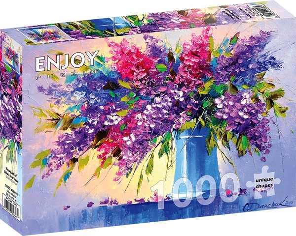 Enjoy puslespill 1000 Bouquet of Lilacs in a Vase