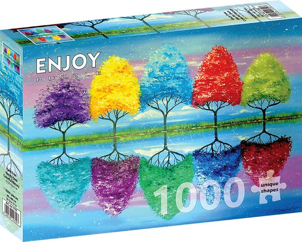Enjoy puslespill 1000 Each Tree Has Its Own Colorful History