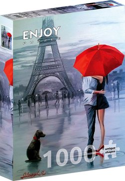 Enjoy puslespill 1000 Paris for Two 1000 biter - Enjoy puzzle
