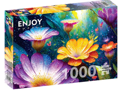 Enjoy puslespill 1000 Flowers in the Rain - levering i Mai 1000 biter - Enjoy puzzle