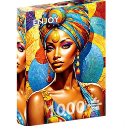 Enjoy puslespill 1000 African Beauty - levering i Mai 1000 biter - Enjoy puzzle