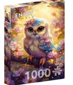 Enjoy puslespill 1000 Gentle Owl - levering i Mai 1000 biter - Enjoy puzzle