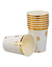 Papp-kopper 8pk - baby føtter