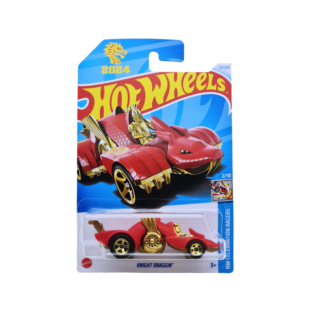 Hot Wheels 1:64 - Knight Draggin - HW Celebration Racers Knight Draggin - Hot Wheels