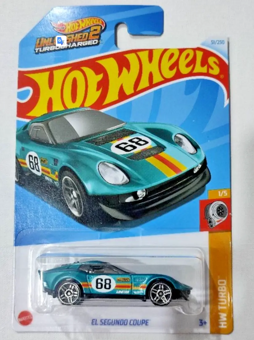 Hot Wheels 1:64 - El Segundo Coupe - HW turbo EL Segundo Coupe - Hot Wheels