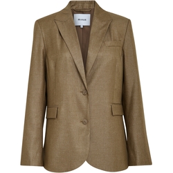 Bina Single Breasted Blazer  brun - Minus