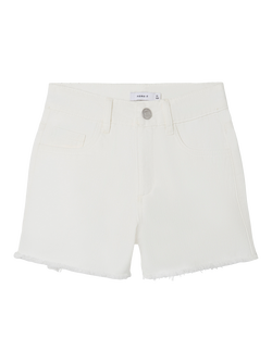 NKFROSE MOM TWILL SHORTS 3688- BRIGHT WHITE - Name It