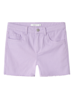 NKFROSE MOM TWILL SHORTS 3688- Lilac Breeze - Name It