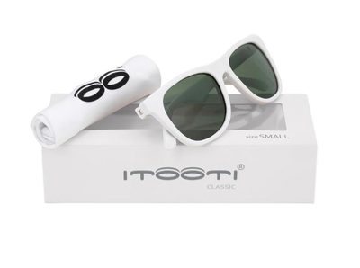 Tootiny solbriller classic hvit str.M Hvit (Medium) - Tootiny