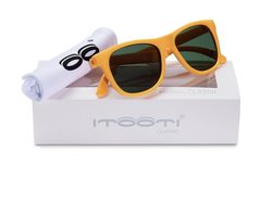 Tootiny solbriller classiggul str.M Gul (Medium) - Småbarns utstyr