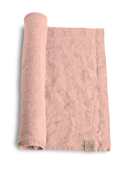 LIN LØPER rosa - Kardelen Lovely linen