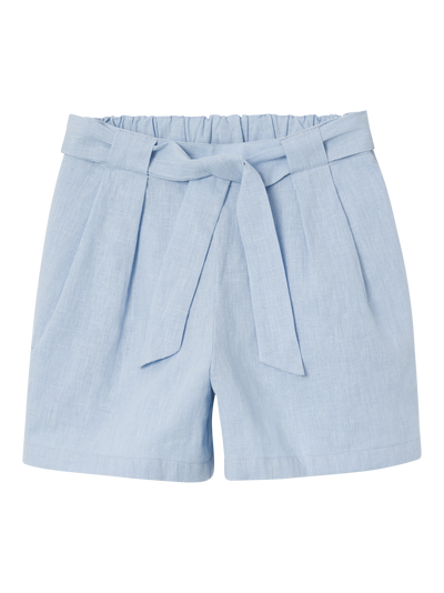 NKFFALINNEN SHORTS Chambray Blue - Name It