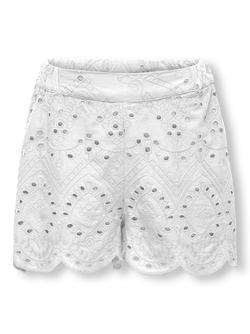 KOGCLEO LIFE EMB SHORTS WOVEN Cloud Dancer - Kids Only 