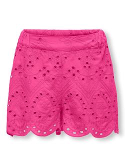 KOGCLEO LIFE EMB SHORTS WOVEN Raspberry Rose - Kids Only 