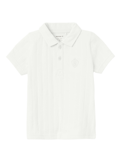 NMMFEN SS POLO BRIGHT WHITE - Name It