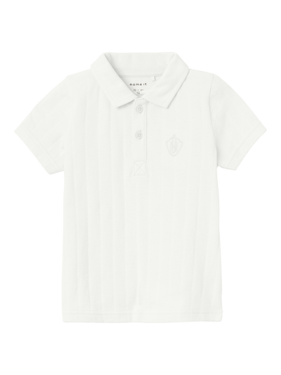 NMMFEN SS POLO BRIGHT WHITE - Name It