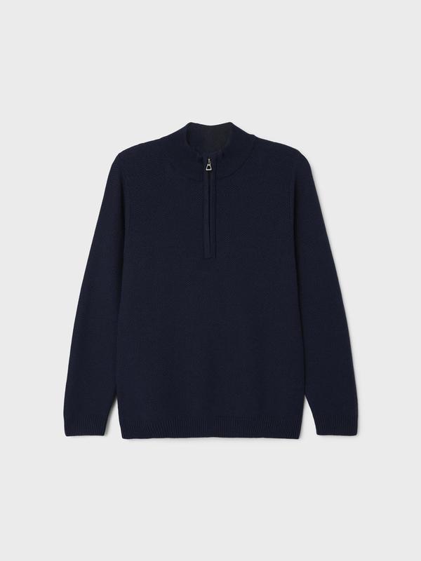 Harlin Strikke genser Marine