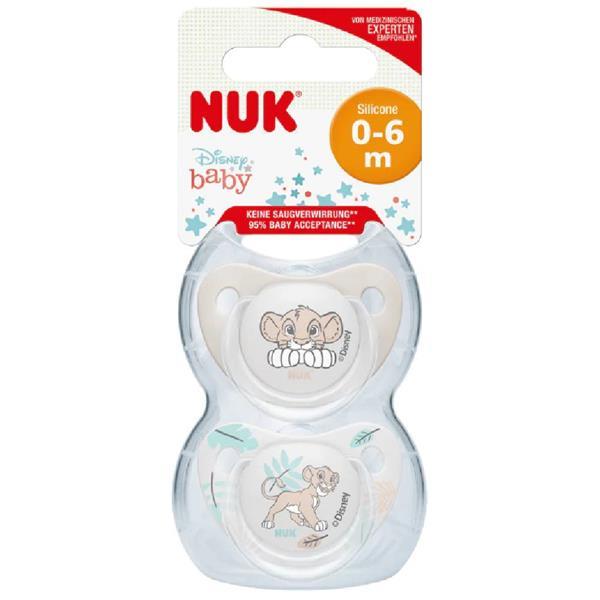Nuk smokk silikon 0-6mnd, løvenes konge