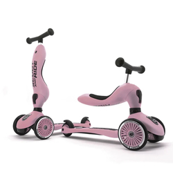 Førehandsbestilling; Scoot & Ride Sparkesykkel, Highwaykick 1 - Rose - levering Juni Rose - Scoot & Ride