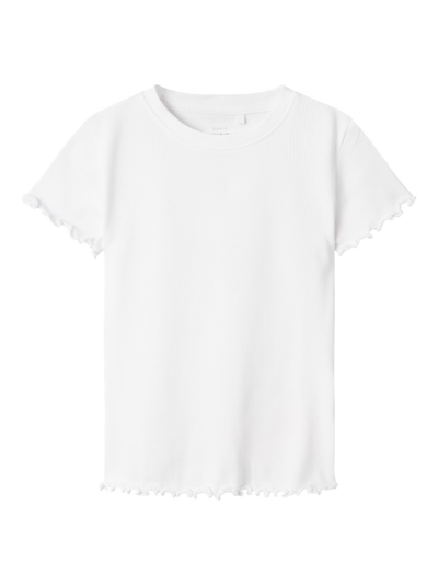 NMFVEMMA SS SLIM TOP BRIGHT WHITE - Name It