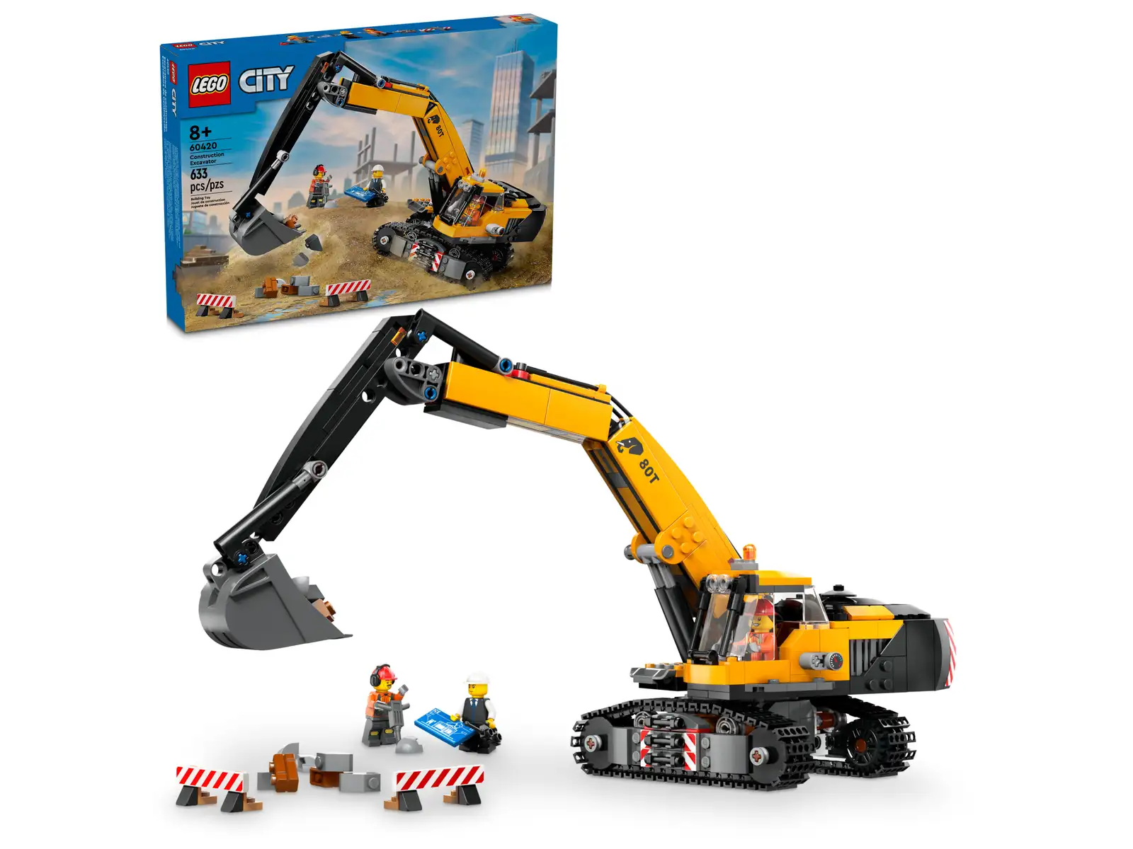 LEGO 60420 Gul gravemaskin