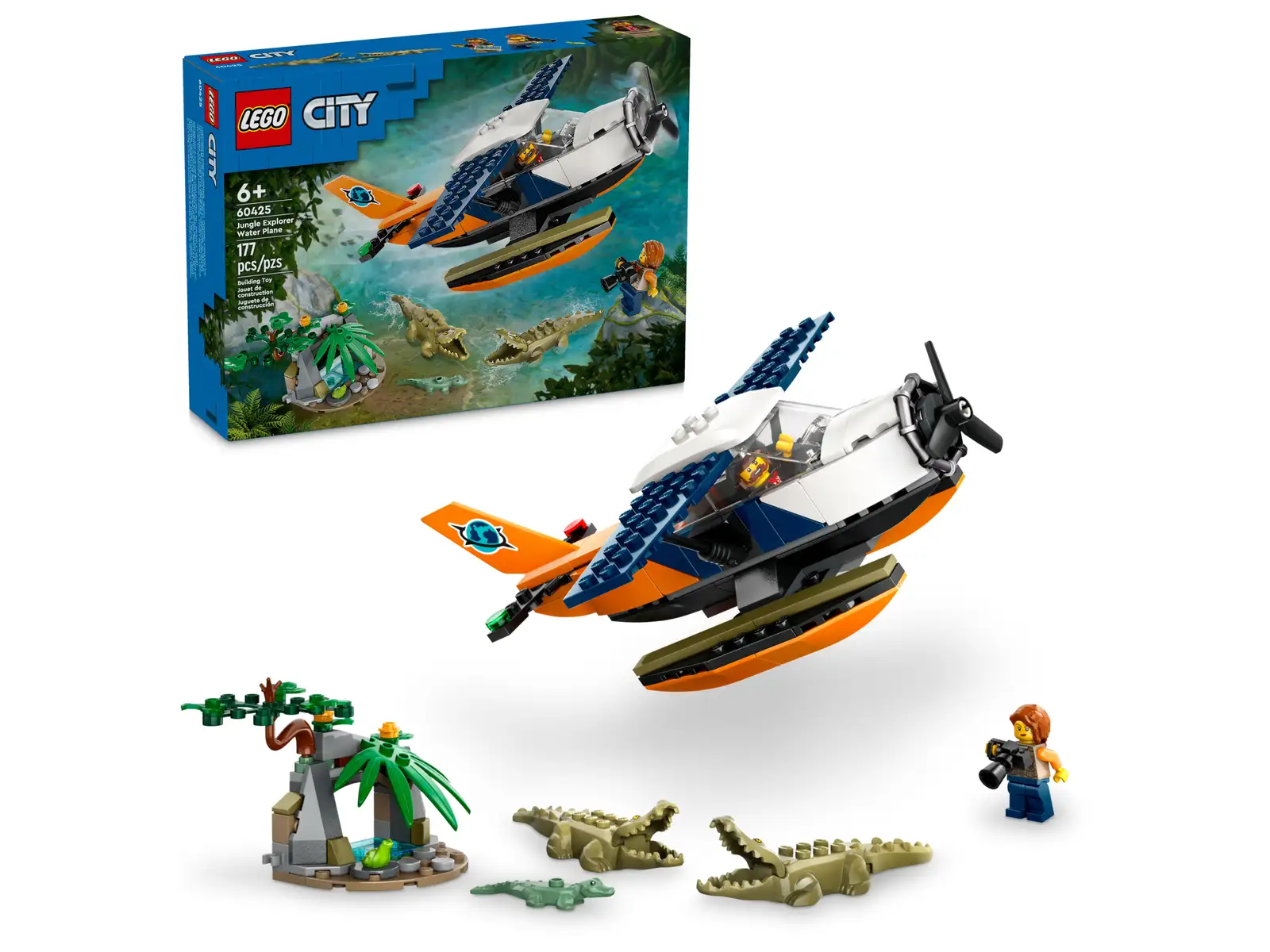 LEGO 60425 Jungelutforsker med sjøfly Jungelutforsker med sjøfly - Lego city