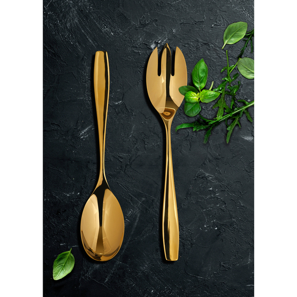 Modern House - Golden Rose - Salatbestikk s/2