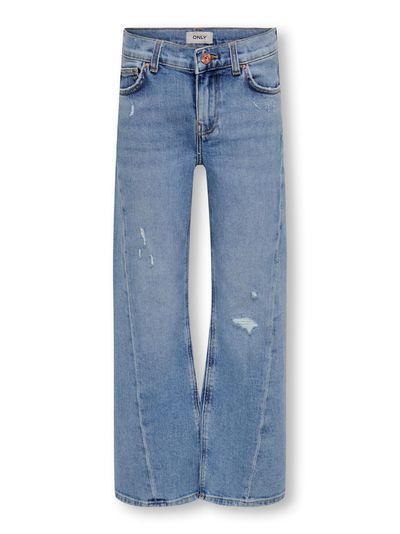 KOGASTA BARREL WIDE LEG DNM Light Medium Blue Denim - Kids Only 