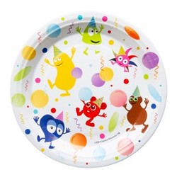 Papp fat Babblarna 23 cm 8pk papp fat - Bursdag/Fest