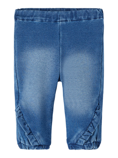 NBFBELLA SHAPED R SWE JEANS 2404 Medium Blue Denim - Name It