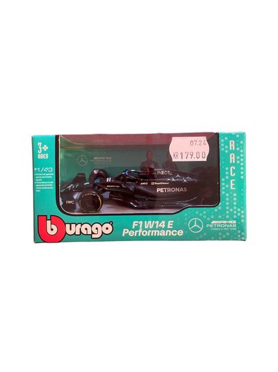 1:43 F1 MB W14 2023 RUSSEL Svart - Burago