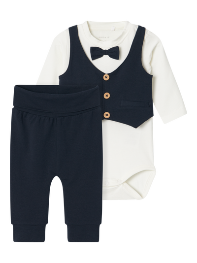 NBMADAM LS BODY SET NOOS Dark Sapphire SOLID PANT - Name It