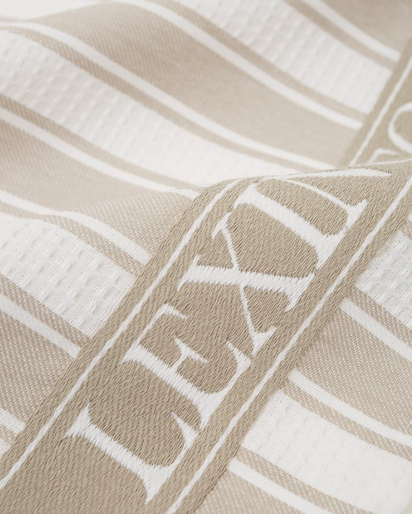 Icons stripet kjøkkenhåndkle m/vaffelstruktur, bomullstwill